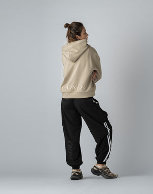 CRONOS WOMEN NYLON STRETCH CARGO【BLACK】