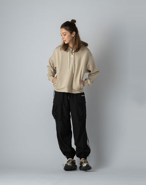 CRONOS WOMEN NYLON STRETCH CARGO【BLACK】