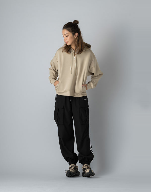CRONOS WOMEN NYLON STRETCH CARGO【BLACK】