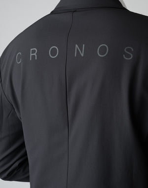 CRONOS 黑色條紋外套 [黑×黑]