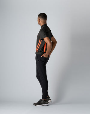 CRONOS BLACK STRETCH PANTS [BLACK×BLACK]