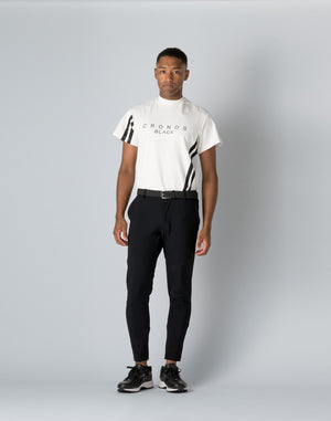 CRONOS BLACK STRETCH PANTS [BLACK×BLACK]