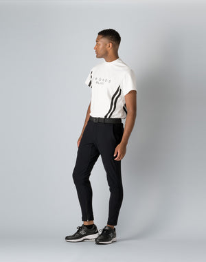 CRONOS BLACK STRETCH PANTS [BLACK×BLACK]