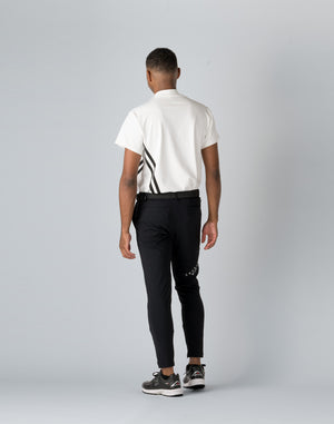 CRONOS BLACK STRETCH PANTS [BLACK×BLACK]