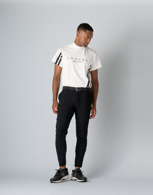 CRONOS BLACK STRETCH PANTS [BLACK×BLACK]