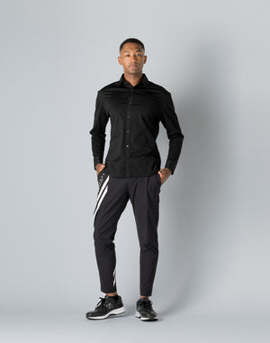 CRONOS BLACK LINE PANTS [BLACK×WHITE]