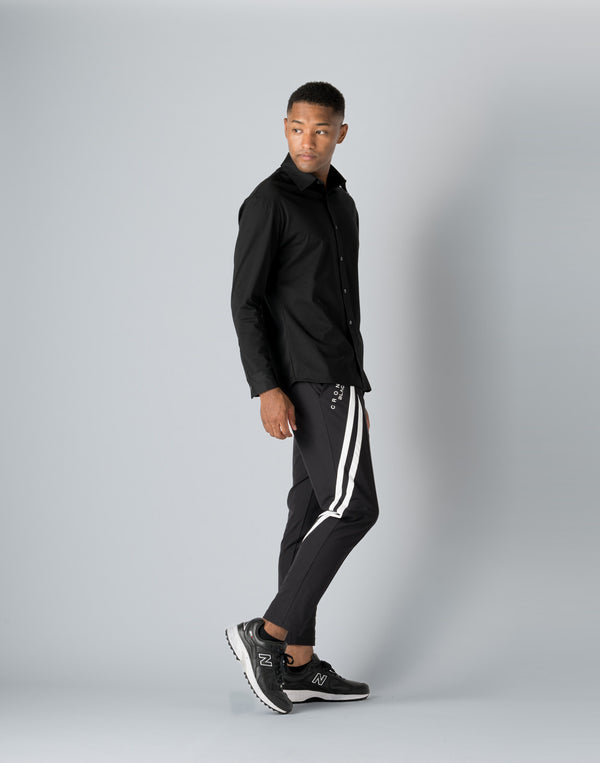 CRONOS BLACK LINE PANTS [BLACK×WHITE]