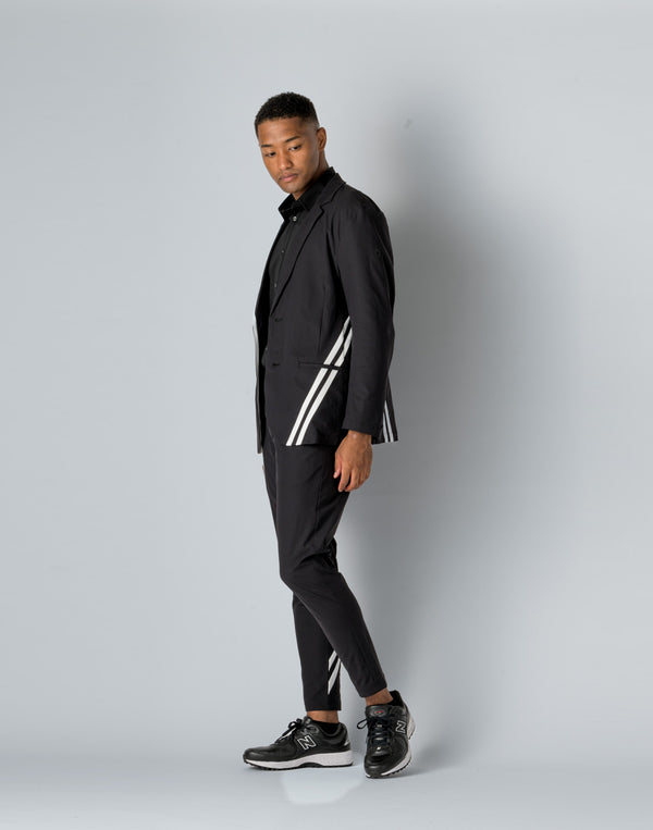 CRONOS BLACK LINE PANTS [BLACK×WHITE]