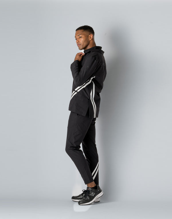CRONOS BLACK LINE PANTS [BLACK×WHITE]