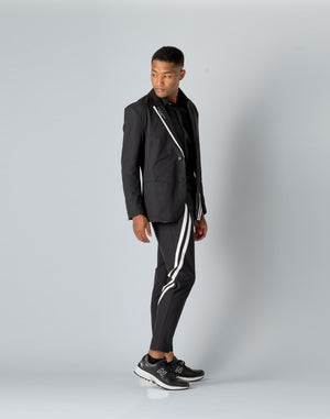 CRONOS BLACK LINE PANTS [BLACK×WHITE]