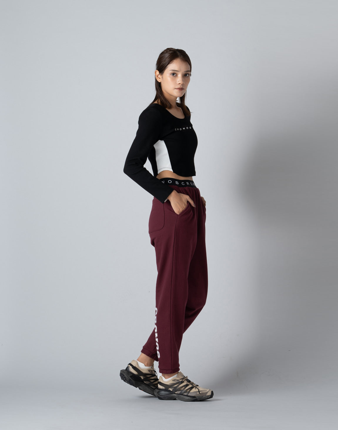 CRONOS WOMEN 2WAY LONG SLEEVE【BLACK】 – クロノス CRONOS