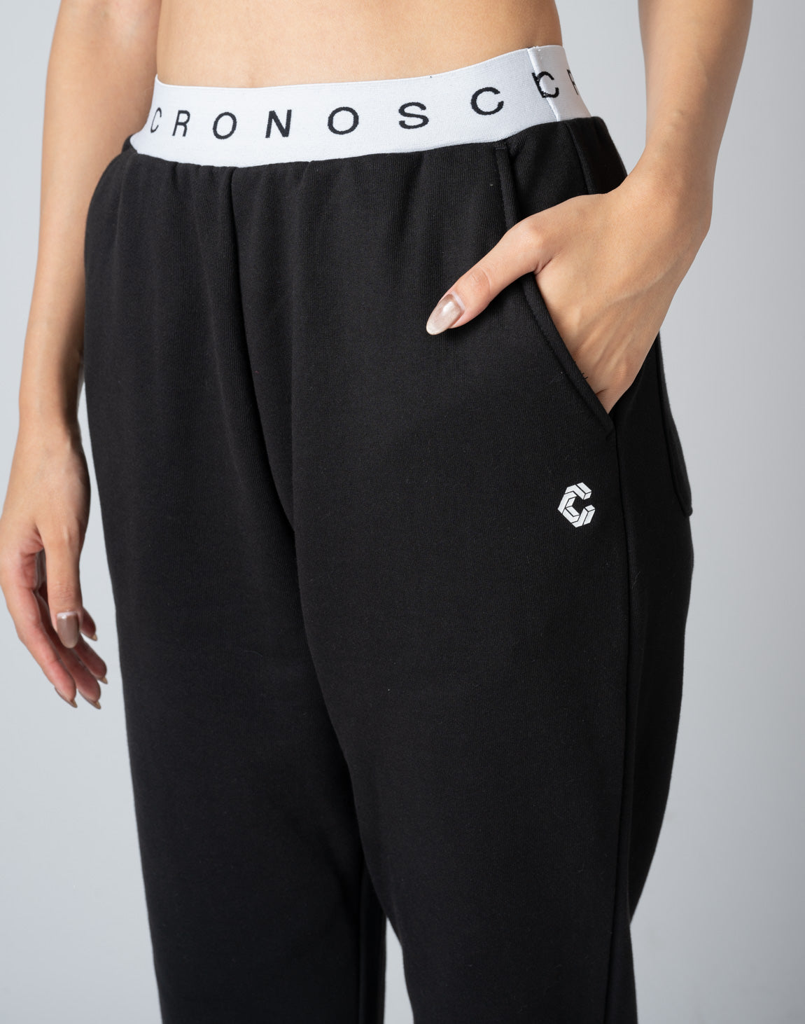 CRONOS WOMEN COLLEGE LOGO PANTS【CREAM】 – クロノス CRONOS