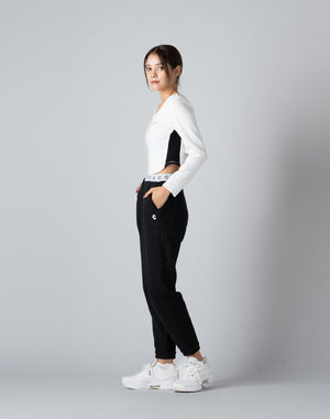 CRONOS WOMEN 2WAY LONG SLEEVE【WHITE】