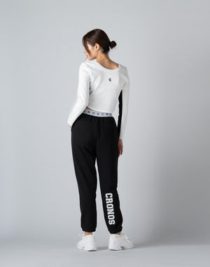 CRONOS WOMEN 2WAY LONG SLEEVE【WHITE】