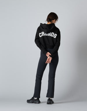 CRONOS WOMEN FLARE LEGGINGS【BLACK】