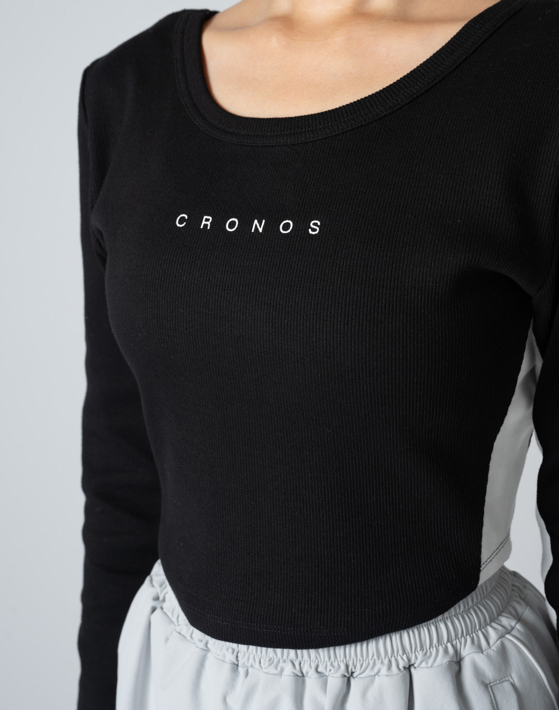 CRONOS WOMEN 2WAY LONG SLEEVE【BLACK】 – クロノス CRONOS