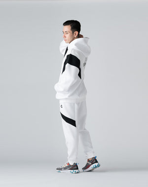 CRONOS UPPER ARM SWITCH HOODIE【WHITE】