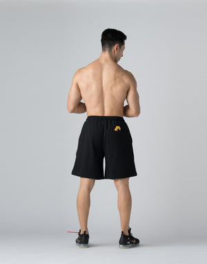 CRONOS DOUBLE STRIPES SHORTS【BLACK×YELLOW】