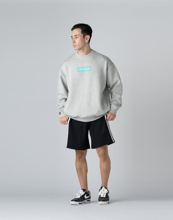 CRONOS BOXLOGO SWEAT【M.GRAY】
