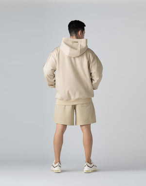 CRONOS DOUBLE STRIPES ZIP HOODIE【CREAM】