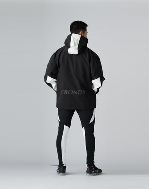 CRONOS 機能外套 [黑×白]