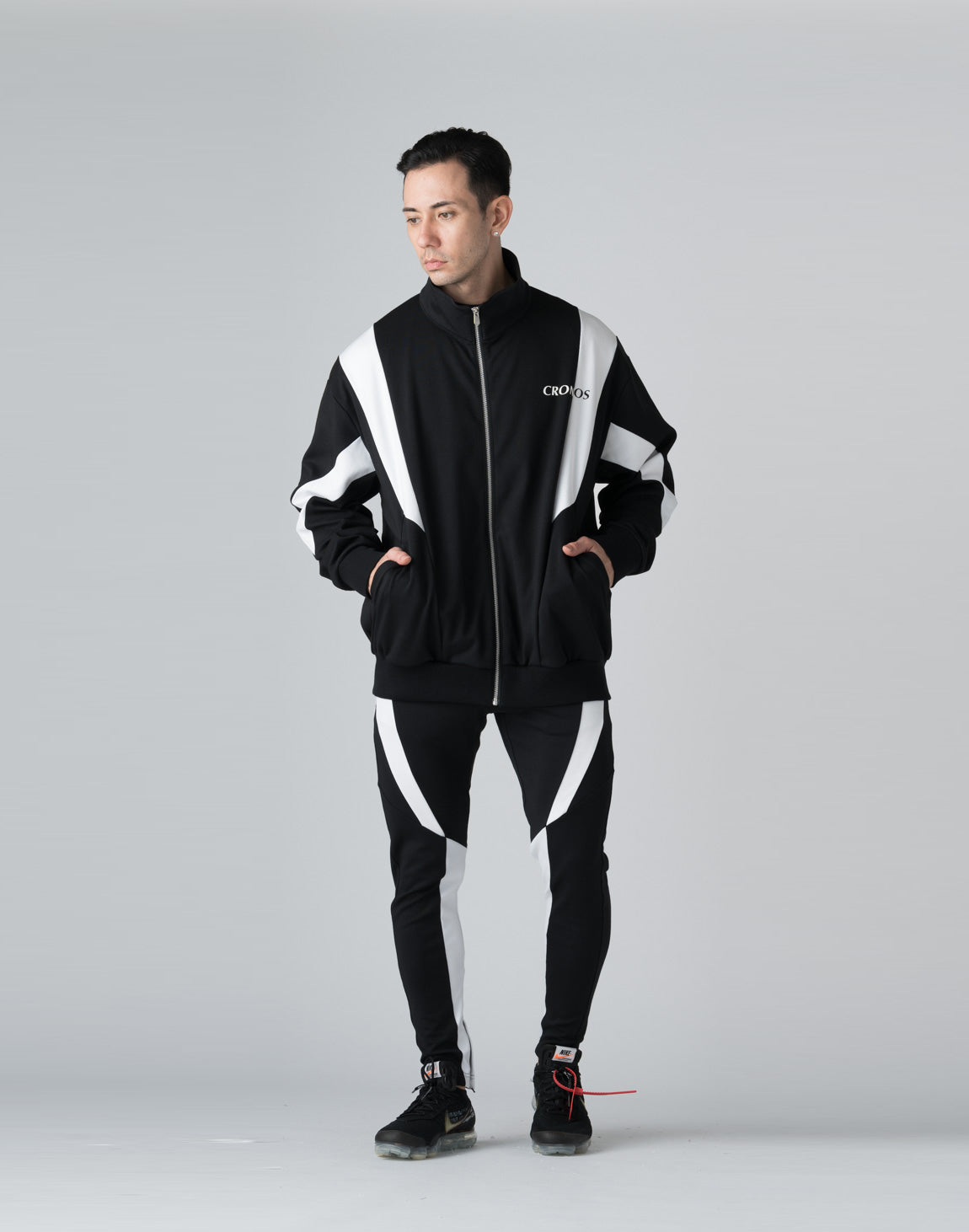 クロノス CRONOS ジップ スタンド ジャケット M CRONOS ZIP STAND JACKET