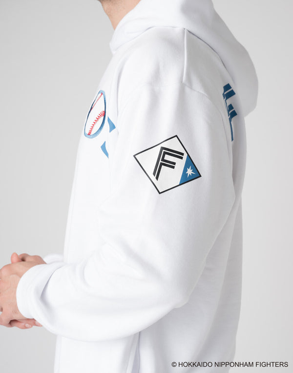CRONOS×FIGHTERS HOODIE【WHITE】