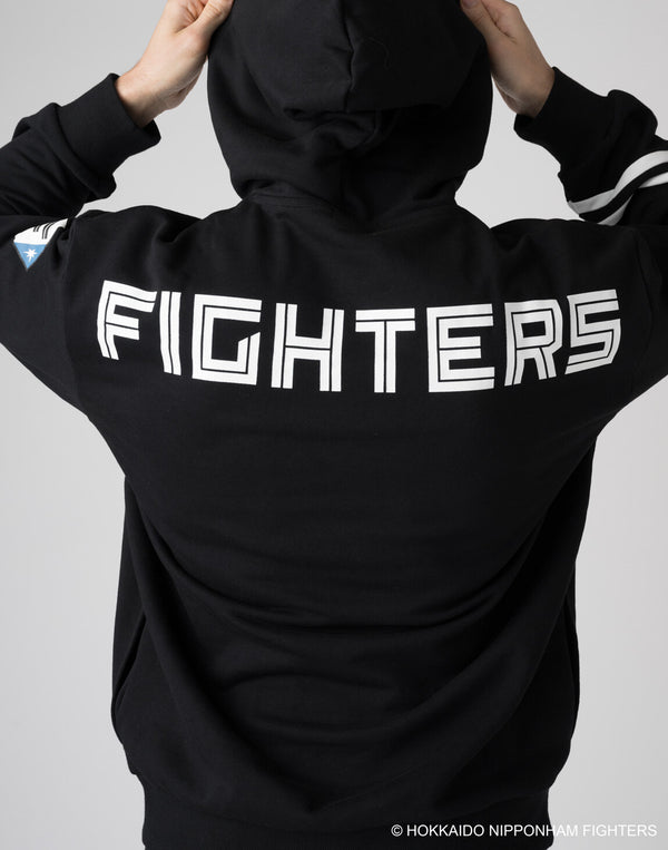 CRONOS×FIGHTERS HOODIE【BLACK】