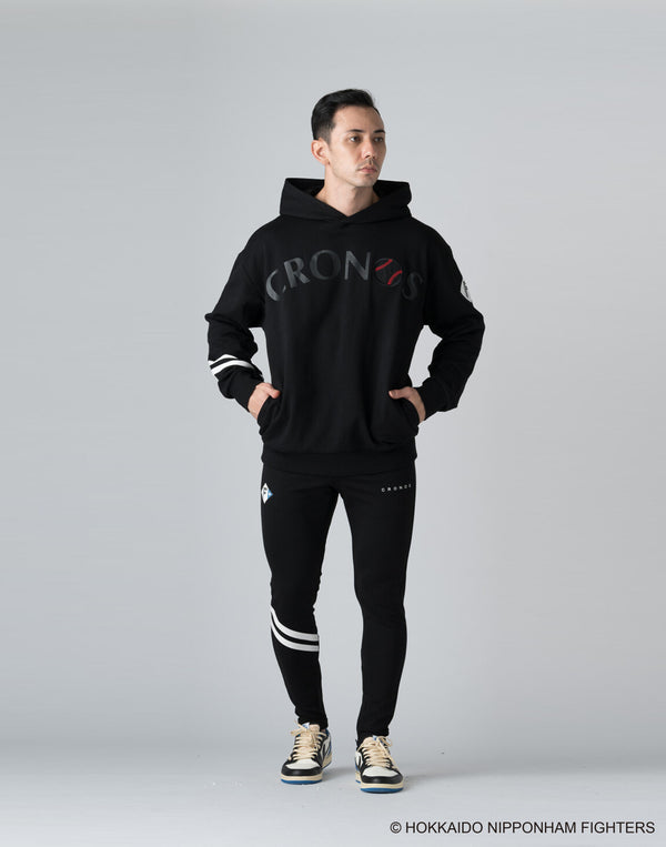 CRONOS×FIGHTERS HOODIE【BLACK】