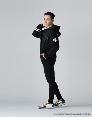 CRONOS×FIGHTERS HOODIE【BLACK】