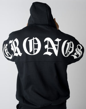 CRONOS 黑體字連帽衫 [奶油色]