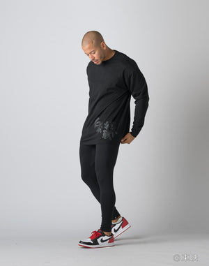 CRONOS×仁義なき戦い LONGSLEEVE【BLACK】
