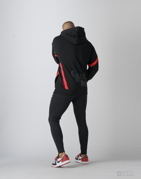 CRONOS×仁義なき戦い HOODIE【BLACK】