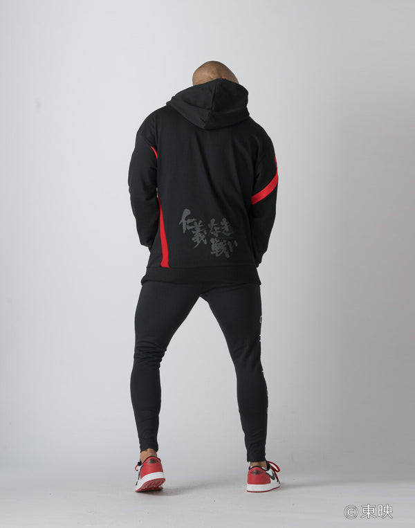 CRONOS×仁義なき戦い HOODIE【BLACK】