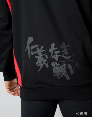 CRONOS×仁義なき戦い HOODIE【BLACK】