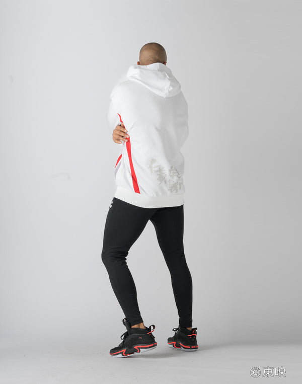 CRONOS×Battles Without Honor and Humanity HOODIE【WHITE】