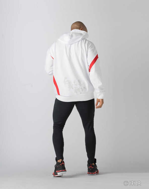 CRONOS×Battles Without Honor and Humanity HOODIE【WHITE】