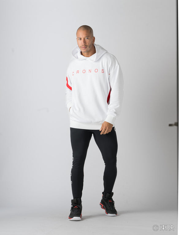 CRONOS×Battles Without Honor and Humanity HOODIE【WHITE】
