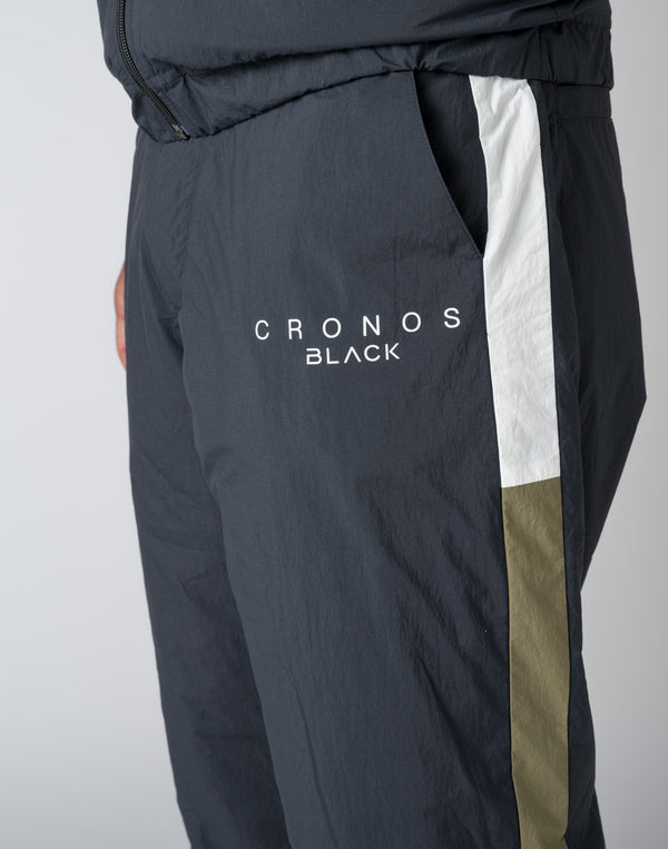 CRONOS 黑色棉褲 [黑色]