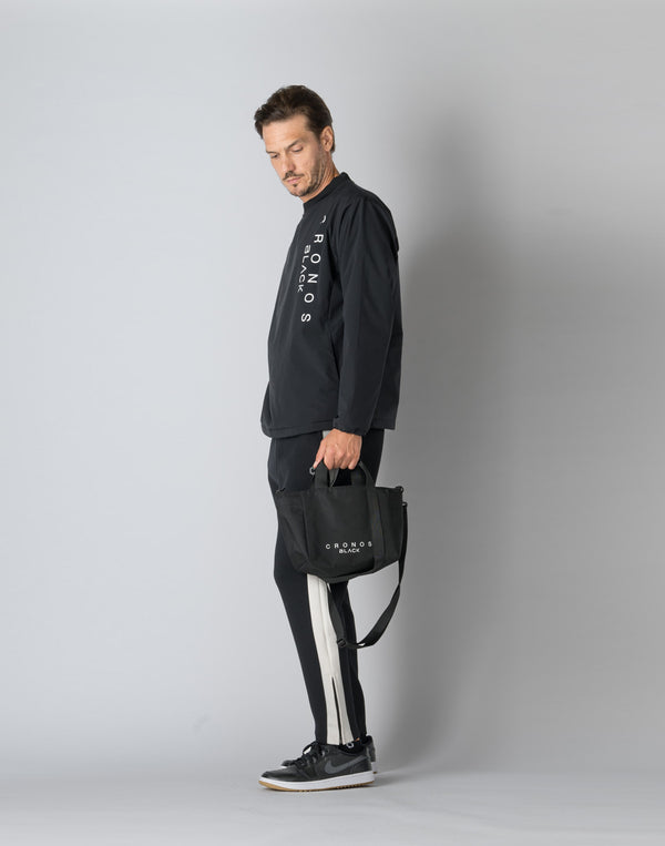 CRONOS BLACK TOTE BAG [BLACK]