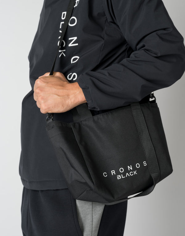 CRONOS BLACK TOTE BAG [BLACK]
