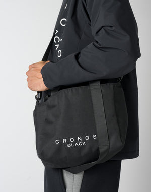 CRONOS BLACK TOTE BAG [BLACK]