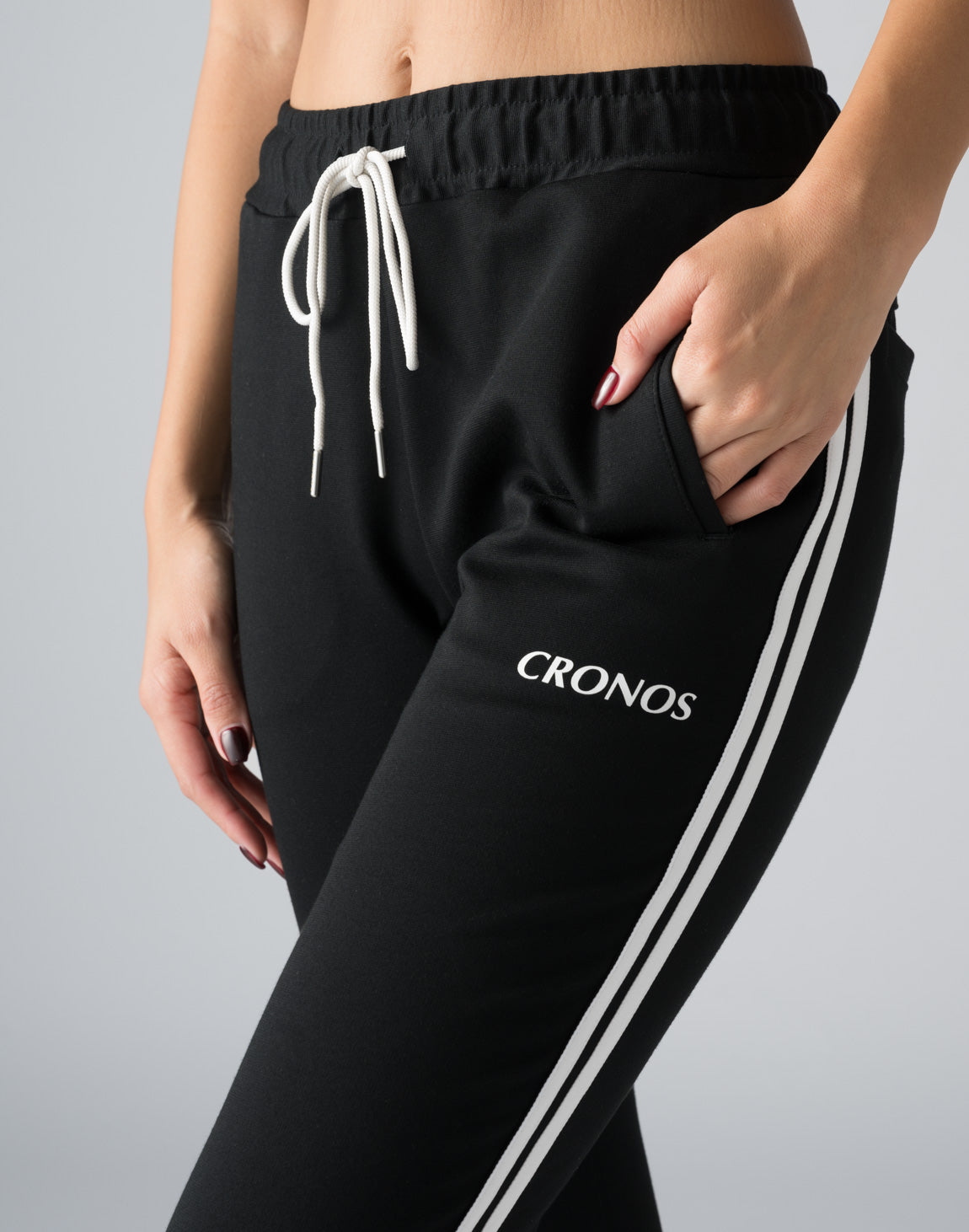 CRONOS WOMEN 2LINE STRETCH PANTS【GRAY】 – クロノス CRONOS Official Store