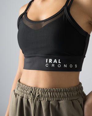 CRONOS×IRAL 胸罩上衣 [黑色]