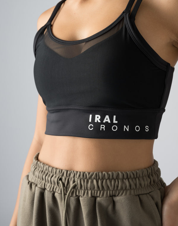 CRONOS×IRAL 胸罩上衣 [黑色]