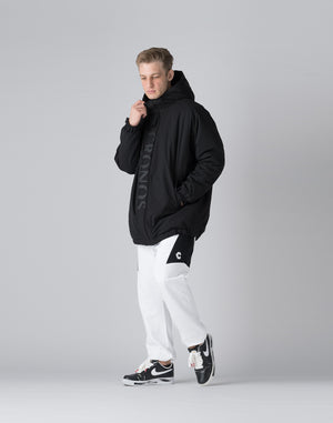 CRONOS Padded hooded jacket【BLACK】