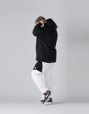 CRONOS Padded hooded jacket【BLACK】