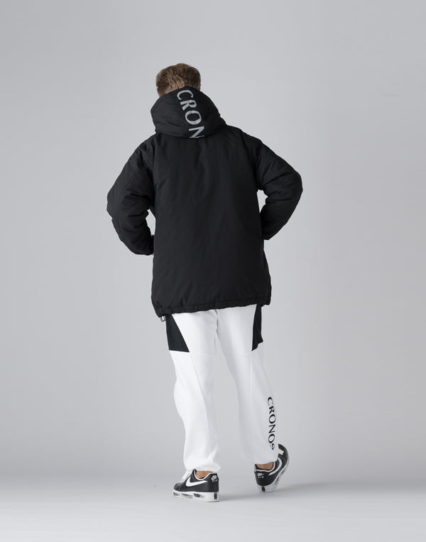 CRONOS Padded hooded jacket【BLACK】