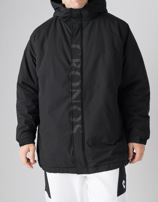 CRONOS Padded hooded jacket【BLACK】