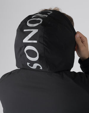 CRONOS Padded hooded jacket【BLACK】